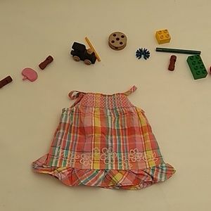 Checked spaghetti strap top